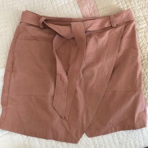 💁🏼‍♀️💅🏼 Mauve pink madewell skirt with belt